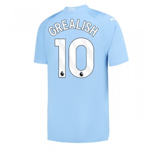 Manchester City Jack Grealish #10 Domaci Dres 2023-24 Kratak Rukavima